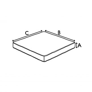 Cushion Pad Line Drawing