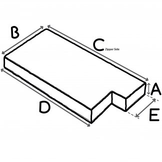 L-Shaped Bench Cushion - V1