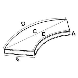 Curved Bench Cushion