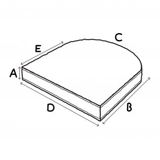 Custom Made Curved Pad Cushions