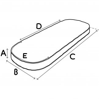 Rounded Bench Cushion
