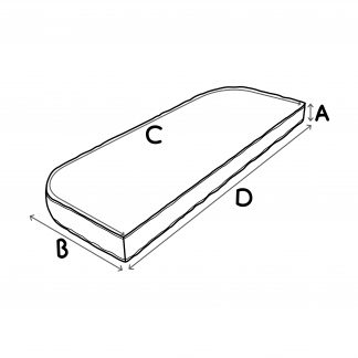 Tapered Bench Cushion