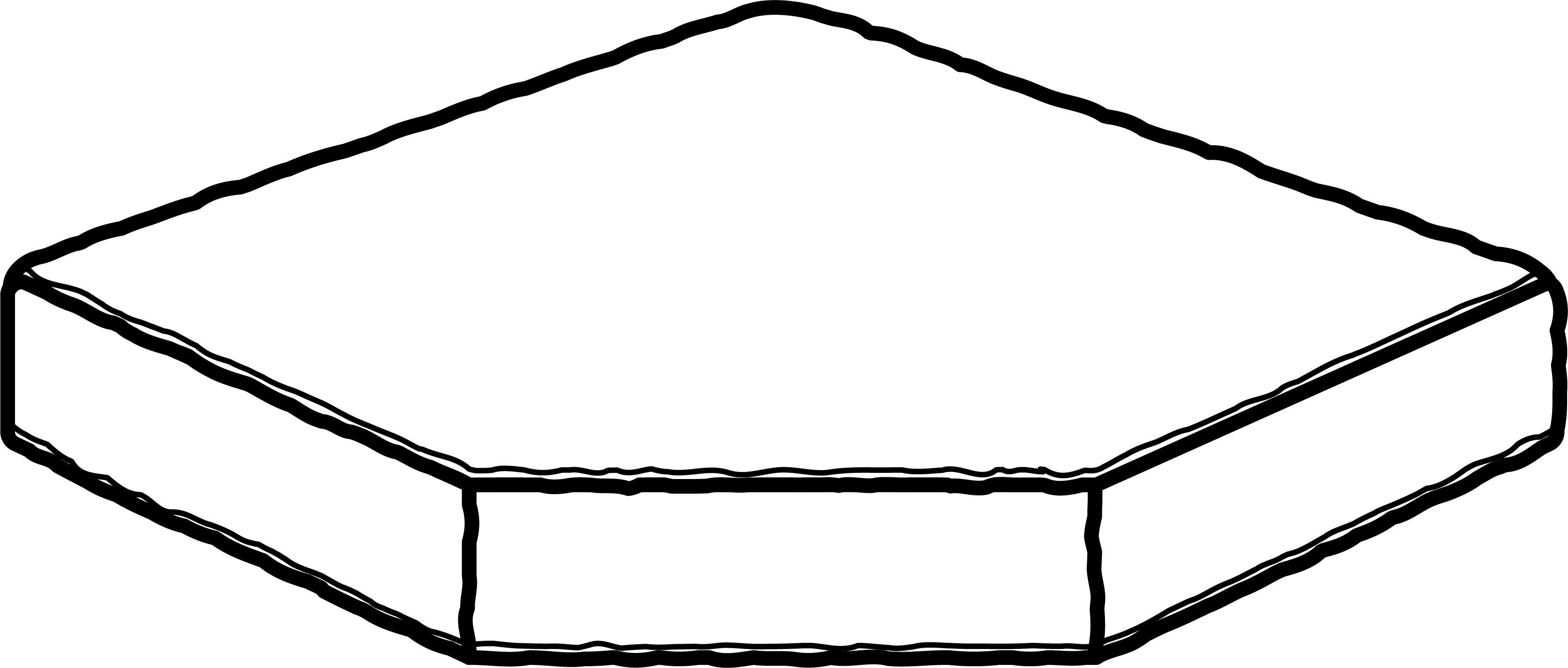 cut corner cushion