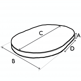 Custom Made Oval Daybed Cushion